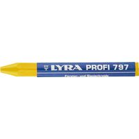 Förster/SignKreide gelb L120mm D12mm 6eckig papiert LYRA