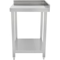 Unidad Modular de Esquina en Acero Inoxidable – Diseño Compacto con Almacenamiento de 2 Niveles, Pies Ajustables y Conectividad Modular – Ideal para Bares y Estaciones de Coctelería