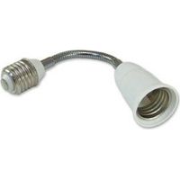 cofi1453® E27 auf E27 Sockel Fassung Adapter LED Lampensockel Lampenfassung Erweiterung 230V für LED Leuchtmittel Glühirnen, Halogen Lampen Licht E27 auf E27