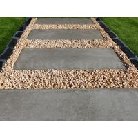 Trittplatte Farbe Beton Grau - Packung mit 20 Fliesen