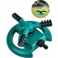 Arroseur automatique de jardin et de pelouse - Avec système d'arrosage rotatif à 360Ḟ - Pour un arrosage uniforme grâce aux têtes de pulvérisation de précision rotatives