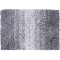 Badteppich Wave Rutschsicher & schnelltrocknend Grau/Weiß 50 x 80 cm