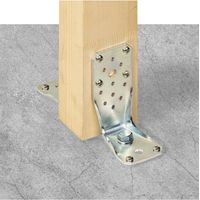 GIUNZIONE AD ANGOLO RINFORZATA ART.764CR mm 65 x 88 x 285