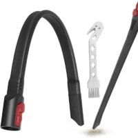 Suceur plat flexible Fle-xi pour aspirateurs Dyson V15, V12, V11, V10, V8 et V7 Gen5, 58 cm de long, brosse plate, suceur plat flexible, brosse longue pour Dyson - Crezuo