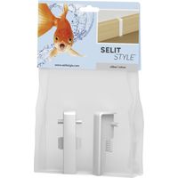 SELITSTYLE Verbinder silber Höhe 50 mm Clips & Ecken