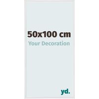 yd. - Cadre photo 50x100 - Blanc Brillant - Plastique - Annecy