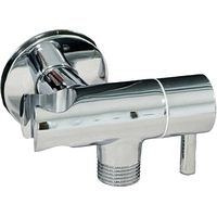DUPLEX TONDO CON PRESA ACQUA E RUBINETTO 1/2""-1/2