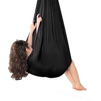 Sensory Swing Indoor Therapy Swing for Adults Kids and Teens W/More Special Needs Sensory Great for Autism,Has A Calming Effect On Children Needs (Gray)