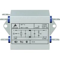 Filtro EMI TDK B84111AB120 negro 250V 20A compacto