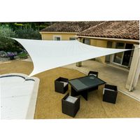 Telo ombreggiante bianco rettangolare WERKA PRO4 x 5 m