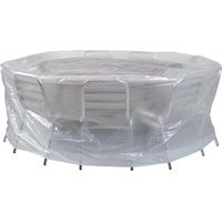 Housse 90g pour Table Ronde et Chaises - D.200 cm - H. 80 cm - Protection et Esthétique - D-Work