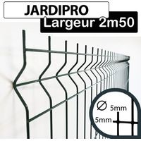 Cloture & Jardin – Grillage rigide gris anthracite 0,83m – Acier galvanisé Ø5mm – Maille 200x55mm – Résistant aux intempéries
