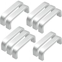 (64MM),10pcs Mini Aluminum Kitchen Cabinet Door Handles Cupboard Drawer Bedroom Furniture Pull