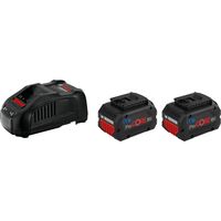 Power Set BOSCH (2 x 5,5 Ah ProCORE + GAL1880CV)