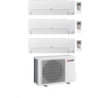 Climatiseur Mitsubishi Trial Split Linea Smart MSZ-HR 9+9+9 avec MXZ-3HA50VF avec Inverter R-32 Wi-Fi Opt. Classe A++