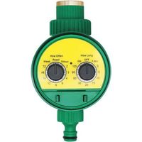 Minuteur d'arrosage automatique pour jardin, système d'irrigation automatique, contrôleur d'arrosage étanche avec affichage LED pour plantes, pelouse, jardin, potager