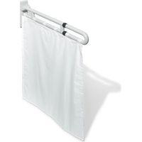 Tenda doccia SERIE 801 tinta unita bianco 100% Trevira CS sa
