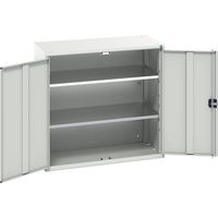 Bott 16926259.16 Verso 2 Shelf Cupboard 1050mm Light Grey BOT169262596