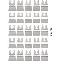 TOOLCRAFT TO-10258344 acier inoxydable Set outils multifonction 50 mm 20 pc(s)