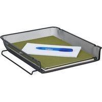 Stackable metal document tray