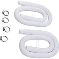 Tuyaux de piscine avec colliers de serrage pour pompes de piscine de 300. 330. 530 et 1000 gallons