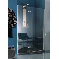 Samo - Paroi de douche à panneau pivotant 93,5-97cm Profilés chromé brillant verre transparent Droite - GRAND POLARIS