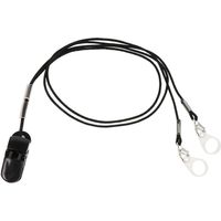 Cordon de protection pour appareil auditif, sangle de protection simple pour appareil auditif BTE-41X1.5X0.5CM-Black