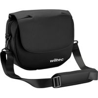 Wiltec Sacoche de guidon pour vélo 5 l, 26,5 x 9 x 21,5 cm, avec bandoulière, idéale pour les vélos électriques, les vélos de course et les vélos de gravel
