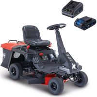 Scheppach Tondeuse à gazon autoportée MR225-61 – Moteur 4 temps 4,4 kW 6,0 CV – Largeur de coupe 61 cm – Hauteur de coupe réglable – Démarrage électrique – Batterie, chargeur et huile inclus
