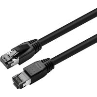 Cavo MicroConnect CAT8.1 S/FTP 0,50 m nero schermato LSZH, AWG 24