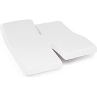 Drap housse relaxation uni coton ALTO - TPR Tête et pied relevable 2x100x200 cm