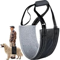 Arnés de elevación para perros, arnés para perros con discapacidad, con asa, arnés de soporte ajustable para espalda, caderas y piernas (M)