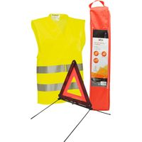INCAR - Pack sécurité triangle gilet (housse) - 929466 - Ce produit de marque SYNCHRO est neuf.