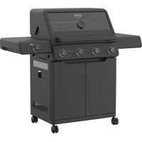 RÖSLE ALLFLAME Prime 4 Barbecue a gas, 4 bruciatori (3.5 kW ciascuno), PRIMEZONE, sistema grill Vario+, superficie di cottura 70 x 45 cm, griglie in ghisa, alluminio fuso