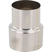 Réducteur de conduit de cheminée en acier inoxydable pour - Adaptateur de conduit de cheminée - Raccord de tuyau de conversion - Adaptateur de conduit de cheminée (Ø60 mm/Ø50 mm)