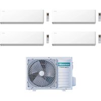 Hisense Climatizzatore UNI HB Quadri Split 7+7+18+18 con 5AMW105U4RQC Inverter Wi-Fi R-32 Classe A++