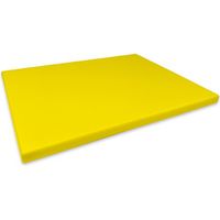 PLANCHE À DÉCOUPER PROFESSIONNELLE PEHD JAUNE