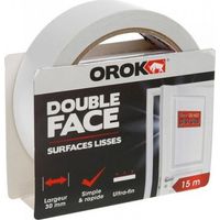 Adhésif Double Face Orok Lisse Fixation Puissante Surfaces Lisses - Générique