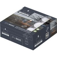 Villa Verde Teelichter Basic ECL mit Hülle, 27 er Pack Deko Weihnachten