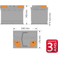 Batterie Doro N62 12v 65ah Batterie Liquide 12v 65ah 540a - Doro