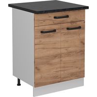 Meuble cuisine R-Line, Chêne de force doré, 60cm PT Anthracite, Vicco
