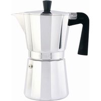 Oroley - New Vitro Italian Coffee Maker Aluminium 6 Tassen Vitroceramic, Fire & Gas Coffee Maker Traditional style