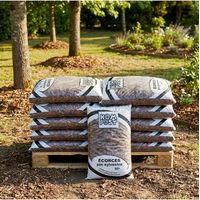 Racine – Paillage d'écorce de pin bio 10 sacs de 50L – Protection racinaire – Isolation thermique et hydrique – Pour massifs et haies