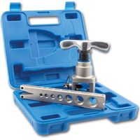 Dudgeonnière manuelle excentrée en coffret VALUE – Tête inclinée à 45° – Système débrayable pour tubes de 1/4'' à 3/4'' – Teddington