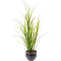 Plante artificielle haute gamme Spécial extérieur / Herbe artificielle - Dim : 100 x 45 cm -PEGANE-