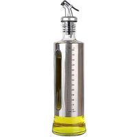 Glass Oil and Vinegar Dispenser Bottle with Pouring Spout. Olive Oil Dispenser with Anti-fouling Cap, 500 ml