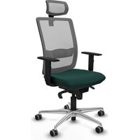 Chaise de bureau piqueras y crespo Haches vert bouteille similicuir maille