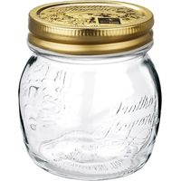 Bormioli Rocco Quattro Stagioni 12 Stück, Inhalt 250 ml, mit Deckel goldfarben