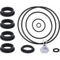 Intex 25013 Sandfilterpumpen-Ersatzdichtungssatz, inklusive Entlüftungsventil und Dichtung, sowie Ersatzteile für Poolfiltersysteme.