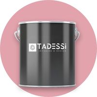TADESSI Wall Select Wandfarbe Pink - Pfirsich - abwaschbare Innenfarbe matt - Dispersionsfarbe - Geruchsarm und Lösemittelfrei